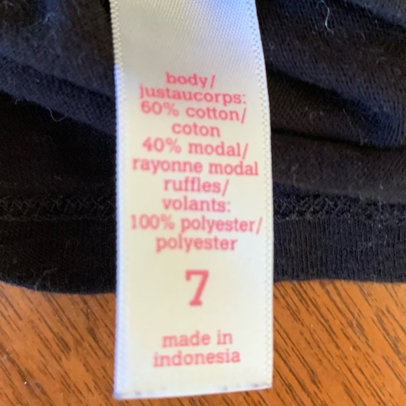 Justice black sparkle fringe spangle long sleeve top 7 - Picture 10 of 12